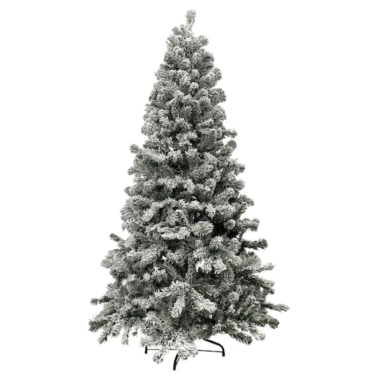 6.5Ft Unlit Heavily Flocked Madison Pine Artificial Christmas Tree By Northlight in Green | 6.5 ft | Michaels®